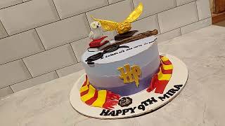 Harry Potter cake design shortvideo birthdaycake harrypotter viralvideo [upl. by Leahcimaj]