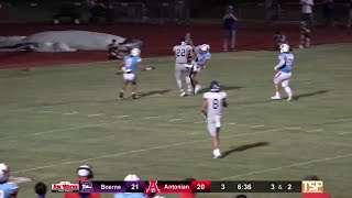 Highlights Boerne vs Antonian BGC Football  Week 3 2023 [upl. by Eilrebmik739]