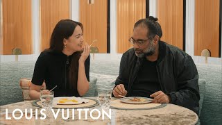 Urassaya Sperbund with Chef Gaggan Anand Thai Dining  LOUIS VUITTON [upl. by Anahs]