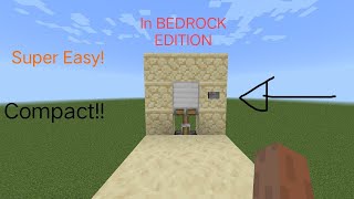 1x2 Hipster door Bedrock Edition 118tutorial [upl. by Warp]