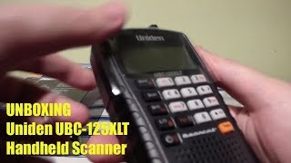 Unboxing Uniden UBC125XLT Handheld Scanner [upl. by Yael]