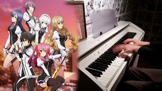 Rakudai Kishi no Cavalry ED  Haramitsu Renge 波羅蜜恋華 【Rolelush】【piano】 [upl. by Reh]