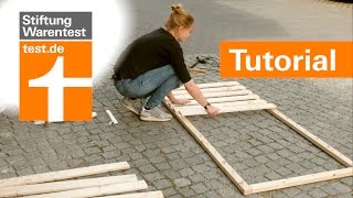 Tutorial SelbstbauLattenrost besser als 1000EuroKonkurrenz Test Lattenroste Stiftung Warentest [upl. by Darleen]