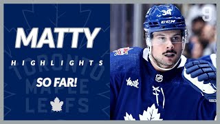 Every Auston Matthews Regular Season Goal So Far  NHL 202324 Highlights [upl. by Aihcela571]