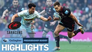 Saracens v Harlequins  HIGHLIGHTS  Murley With Two  Gallagher Premiership 202223 [upl. by Franza922]