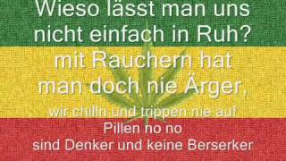 Ganja Man Ich rauch mein Ganja text [upl. by Aurthur258]