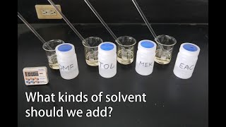 Solvents for PU and PSA adhesive [upl. by Akienat]