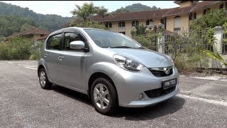 2012 Perodua Myvi 13 EZi StartUp Full Vehicle Tour and Quick Drive [upl. by Ahsauqal]