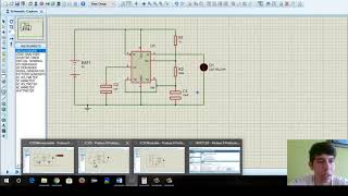 Simulación proteus  Timer 555 astable monoestable biastabe [upl. by Cartie]