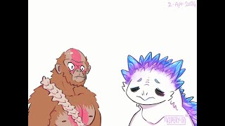 Talking Allies Meme  Godzilla x Kong [upl. by Lavella254]