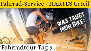 Was TAUGT mein BIKE FAHRRADSERVICE an Tag 5 [upl. by Akiner]