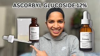 The Ordinary Ascorbyl Glucoside Solution 12 Review  Vitamin C serum for face  Researcher Explains [upl. by Isidora]