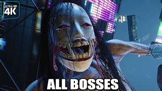 GHOSTWIRE TOKYO  All Bosses With Cutscenes 4K 60FPS UHD PC [upl. by Ocram]