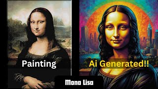 AI vs Human Art Reimagining 15 Famous Masterpieces aiart ai [upl. by Ardnasil]