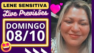 LENE SENSITIVA LIVE NOVAS PREVISÕES DOMINGO 081023 ❤️🙏 [upl. by Terri]