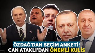 ÖZDAĞ’DAN SEÇİM ANKETİ CAN ATAKLI’DAN ÖNEMLİ KULİS1 [upl. by Graham65]