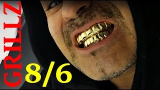 Gold Finish 86 Teeth Grillz Set [upl. by Firehs]