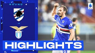 SampdoriaLazio 11  Gabbiadini rescues a point at the death Goals amp Highlights  Serie A 202223 [upl. by Wie]