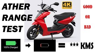 Ather 450X Range Test  Really Unexpected From Ather  Gen 31 2023  True Range Test automobile [upl. by Nana208]