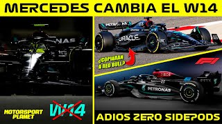 ⚠️BOMBA 💣 MERCEDES CAMBIA el W14 ♻️ NUEVO CONCEPTO 🔥 Será la SOLUCIÓN 🤔 ADIOS ZERO SIDEPODS [upl. by Aihtnyc]