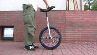 180 unispin tutorial unicycle [upl. by Rennane]