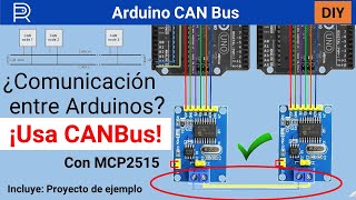 ✅ Tutorial de COMUNICACIÓN CAN BUS con ARDUINO y MCP2515 ► en sólo 8 minutos  PASO a PASO  😱 [upl. by Beaufert66]