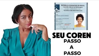 Como fazer seu primeiro registro online no site do COREN SP [upl. by Benedikta38]