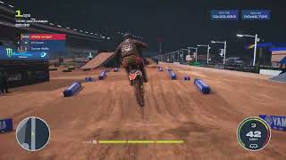 Monster Energy Supercross  The Official Videogame 6 gamplay Ps5 [upl. by Sremmus]