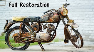 Full RESTORATION 60 Years Old Destroyed British Motorcycle [upl. by Sanders]