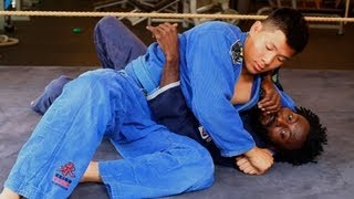 How to Get Out of a Headlock  Jiu Jitsu [upl. by Itnuahsa946]