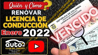 Renovar LICENCIA DE CONDUCCIÓN en 2022 Paso a Paso para hacerlo porque todas se Vencen [upl. by Lazaruk]