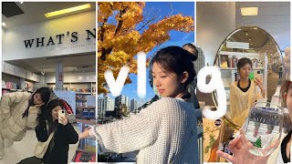 My weekend 💫🍁 go to Granville island having raw beef for the first time in Van  Vlog 5 [upl. by Oleg]