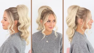 Get That Big Voluminous Ponytail With This One Simple Trick [upl. by Dru]