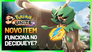 O MELHOR Item Pro DECIDUEYE Pokemon Unite Decidueye Gameplay [upl. by Karole]