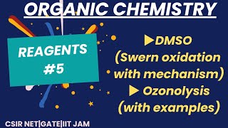 Swern oxidation with mechanismozonolysisreductive amp oxidative ozonolysisexplanation with examples [upl. by Ekihc]