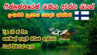 2024 ෆින්ලන්තයේ රැකියා රැසක් Finland Job Opportunities Sinhala  Full Process  Step by Step [upl. by Aral]