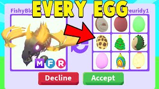 I traded for EVERY EGG in Adopt Me [upl. by Innaig415]