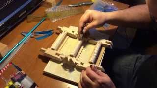 DIY Fletching Jig  three feathers at once [upl. by Monafo]