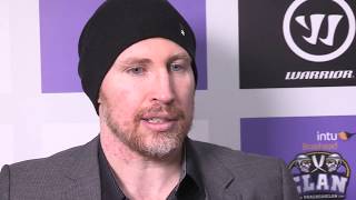 Braehead Clan Post Game Interview  Brendan Brooks [upl. by Finnegan]