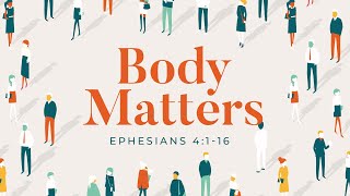 Body Matters  Ephesians 4116  Jean Moulds  iREC Darmo Eng Service [upl. by Eydnarb413]