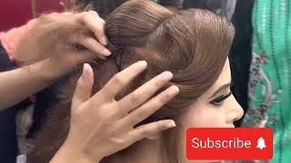 Backcombing easy hairstyles hairstyle hair hairstyle easy bridalhairstyle [upl. by Alick]