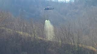 Helicopter Hydroseeding Mountain Valley Pipeline [upl. by Perri]