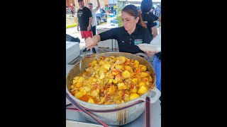 Brutal ❤️🍲 Festival del Fricase de Naranjito 🇵🇷 de Conejo Cabro Pavo 🐐🦃 Fricase de Todo Riquisim [upl. by Enilecram]