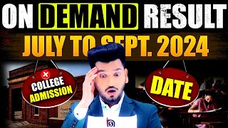 NIOS On Demand 2024 Results Declare Date July to September  Manish Verma [upl. by Gneh]