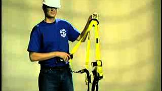 How to put on a fall protection harness by HySafe Technology [upl. by Graces]