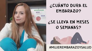 ¿Cuánto dura mi embarazo ¿Lo llevo en meses o semanas Mujerembarazoysalud [upl. by Willa]