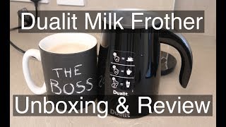 Dualit Milk Frother unboxing and review 2017 [upl. by Yerahcaz]