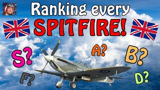 War Thunder  Ranking every SPITFIRE [upl. by Ainegue]