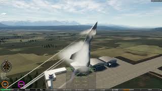 Thrust Vectoring Delta Wing Jet  Flyout [upl. by Jaquelin764]