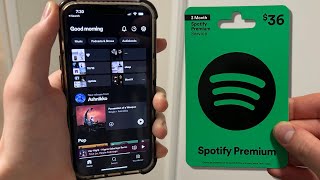 How to Redeem Spotify Premium Gift Card Full Guide [upl. by Bonine]